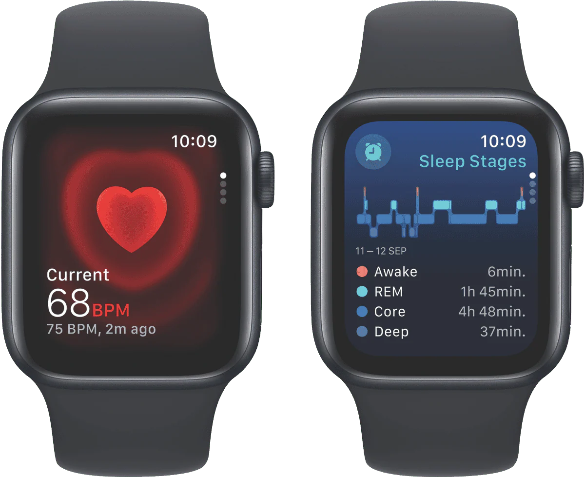 Apple Watch SE GPS 40mm Midnight Aluminium Case with Midnight Sport Band - S/M - Image 6