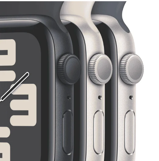 Apple Watch SE GPS 40mm Silver Aluminium Case with Storm Blue Sport Band - S/M - Image 3