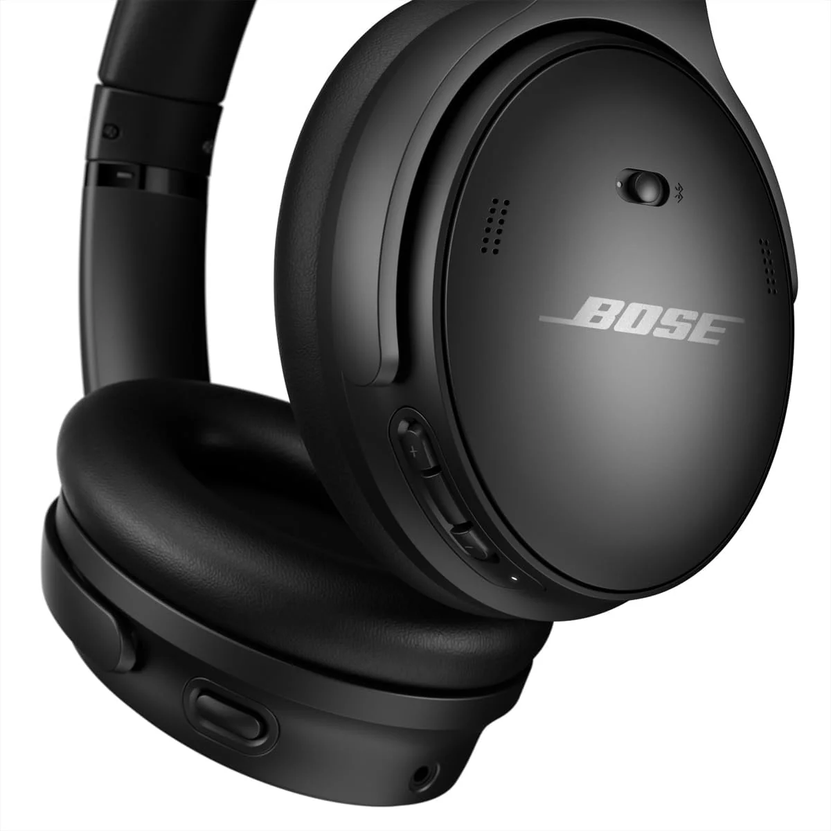Bose QuietComfort 45 Noise Cancelling Headphones with Built-in Microphone for Clear Calls and Alexa Voice Control, Black - Image 3