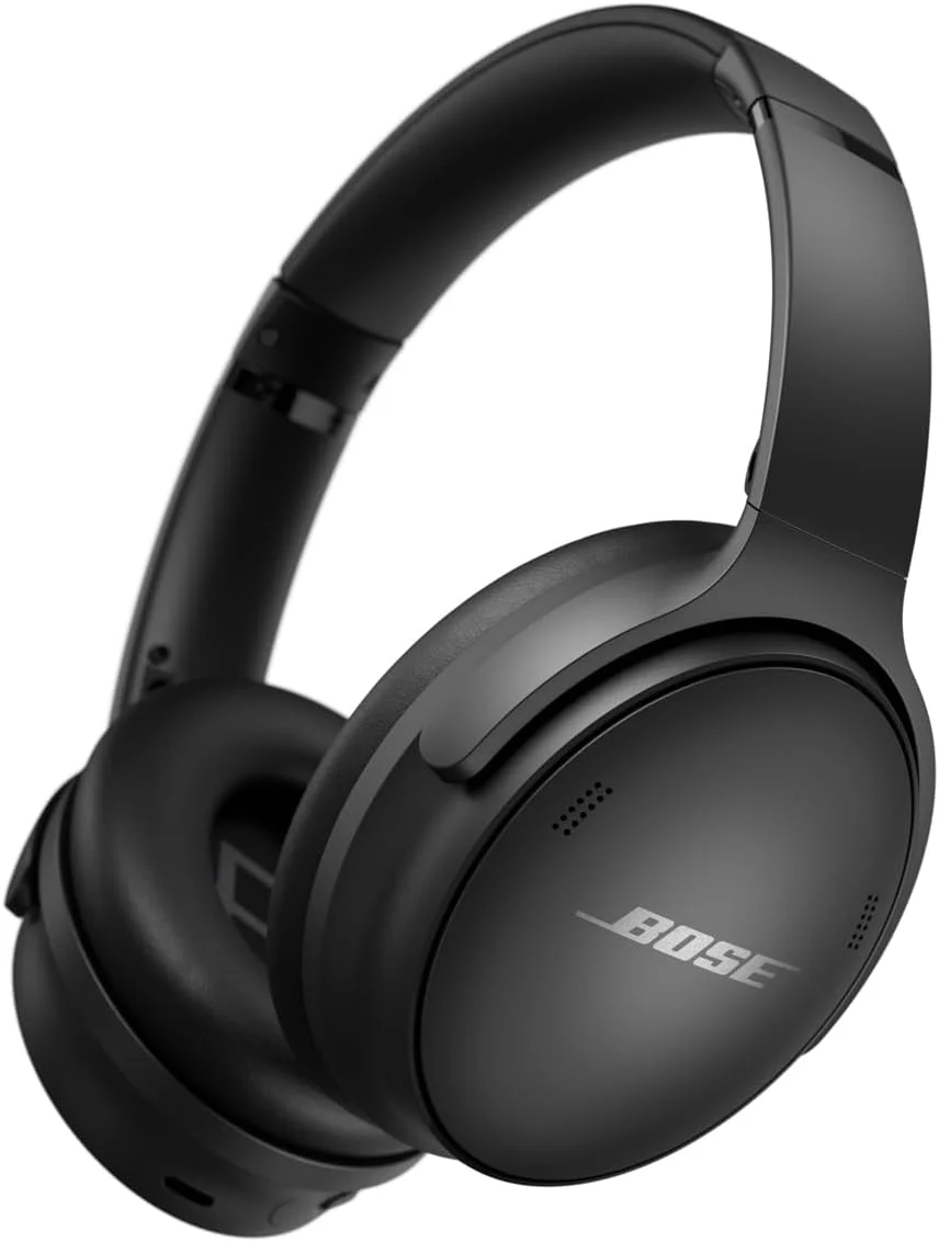 Bose QuietComfort 45 Noise Cancelling Headphones with Built-in Microphone for Clear Calls and Alexa Voice Control, Black - Image 8