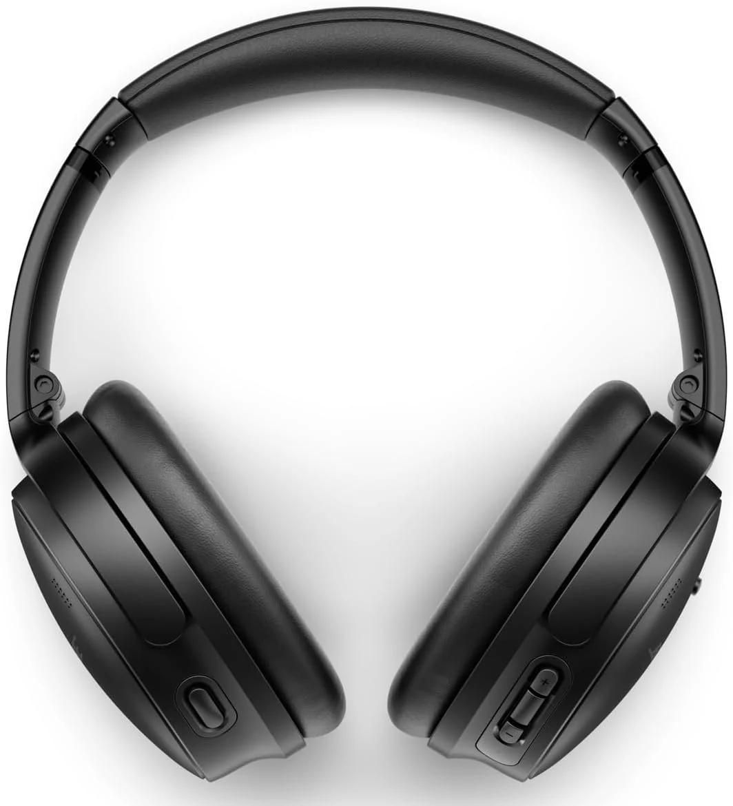 Bose QuietComfort 45 Noise Cancelling Headphones with Built-in Microphone for Clear Calls and Alexa Voice Control, Black - Image 9