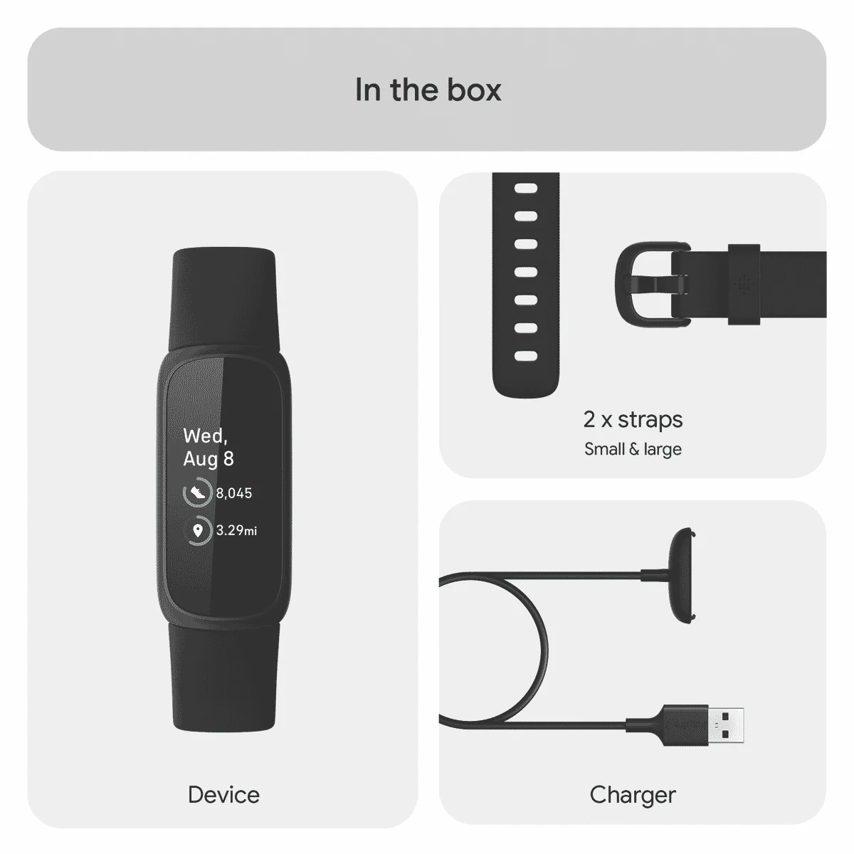 Fitbit Inspire 3 Midnight Zen/Black - Image 3