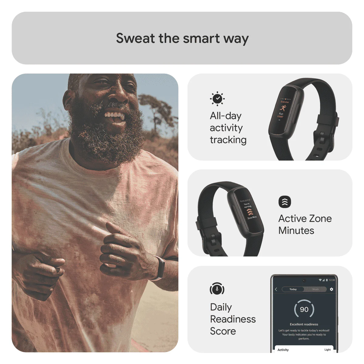 Fitbit Inspire 3 Midnight Zen/Black - Image 4
