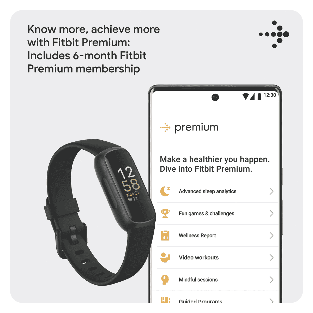 Fitbit Inspire 3 Midnight Zen/Black - Image 6