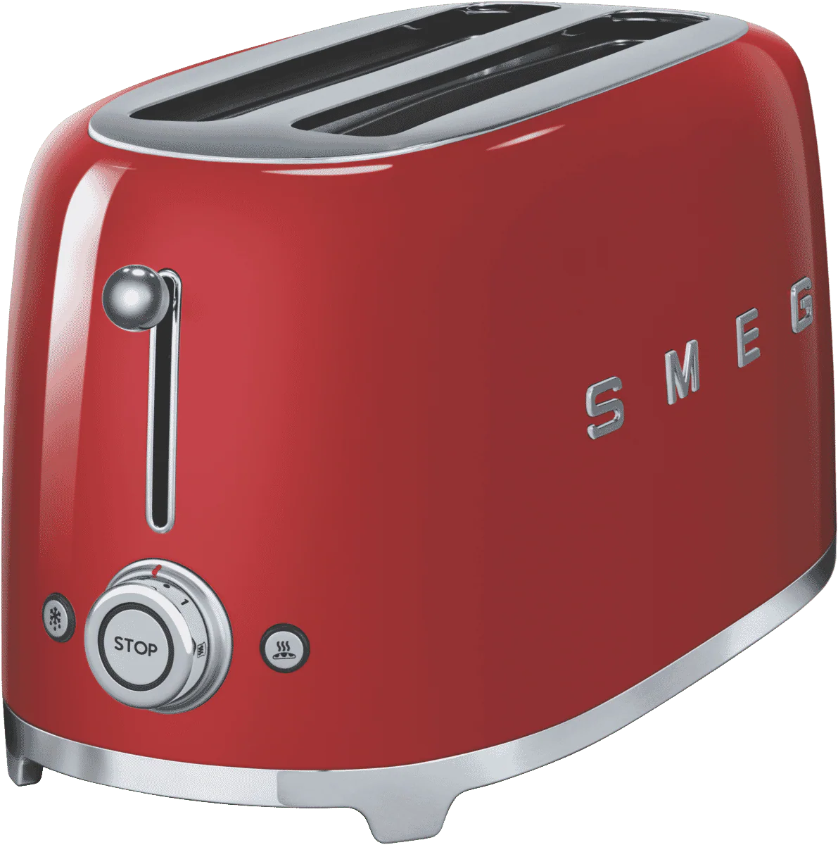 Smeg 50's Style Longslot 4 Slice Toaster Red - Image 9