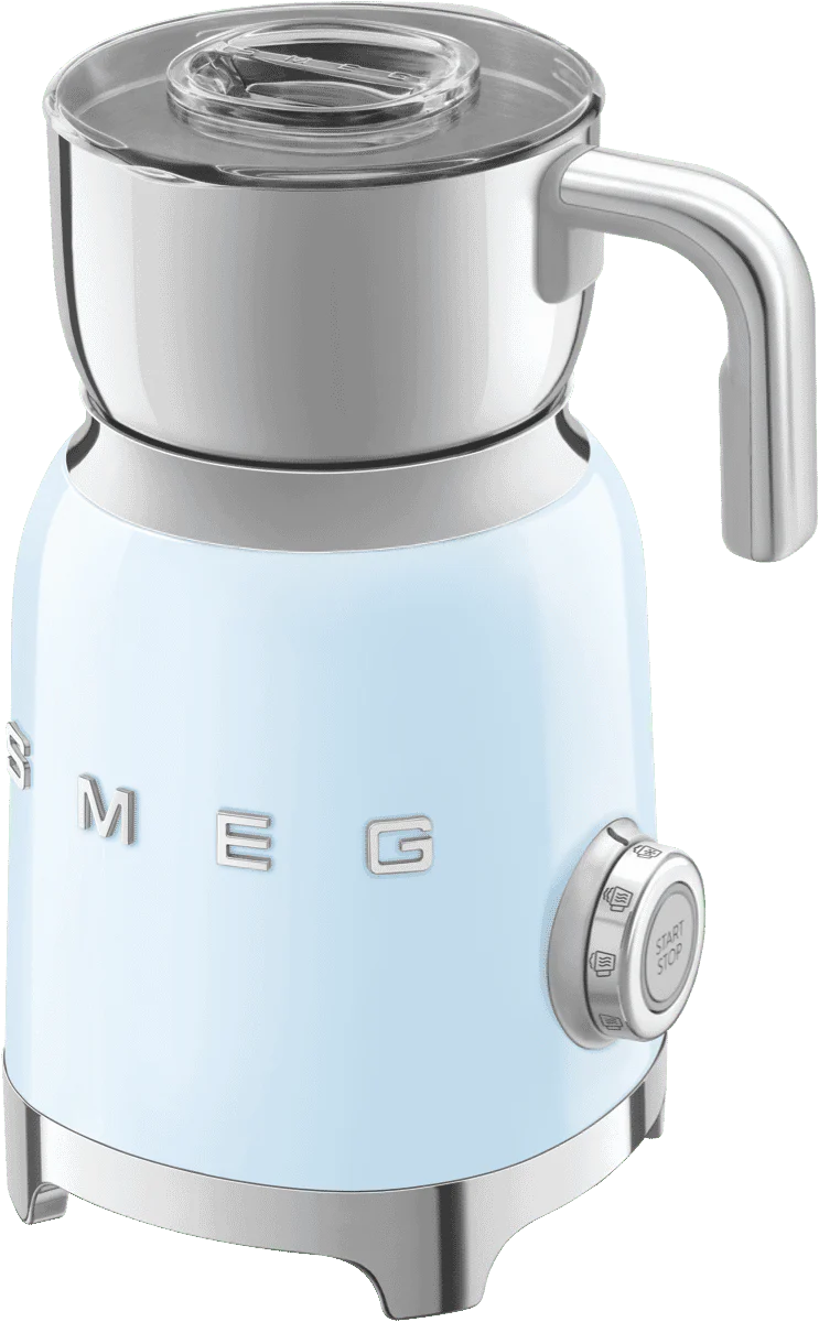Smeg 50's Style Retro Milk Frother Pastel Blue - Image 4
