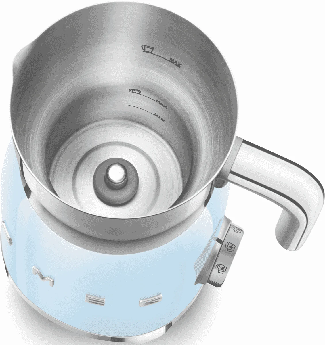 Smeg 50's Style Retro Milk Frother Pastel Blue - Image 6