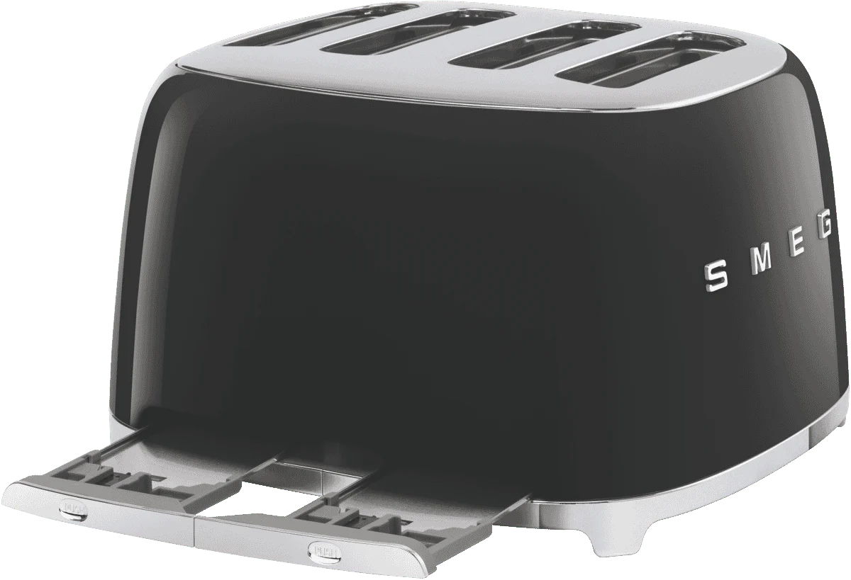 Smeg TOASTER 50's STYLE 4 SLOT BLACK - Image 3