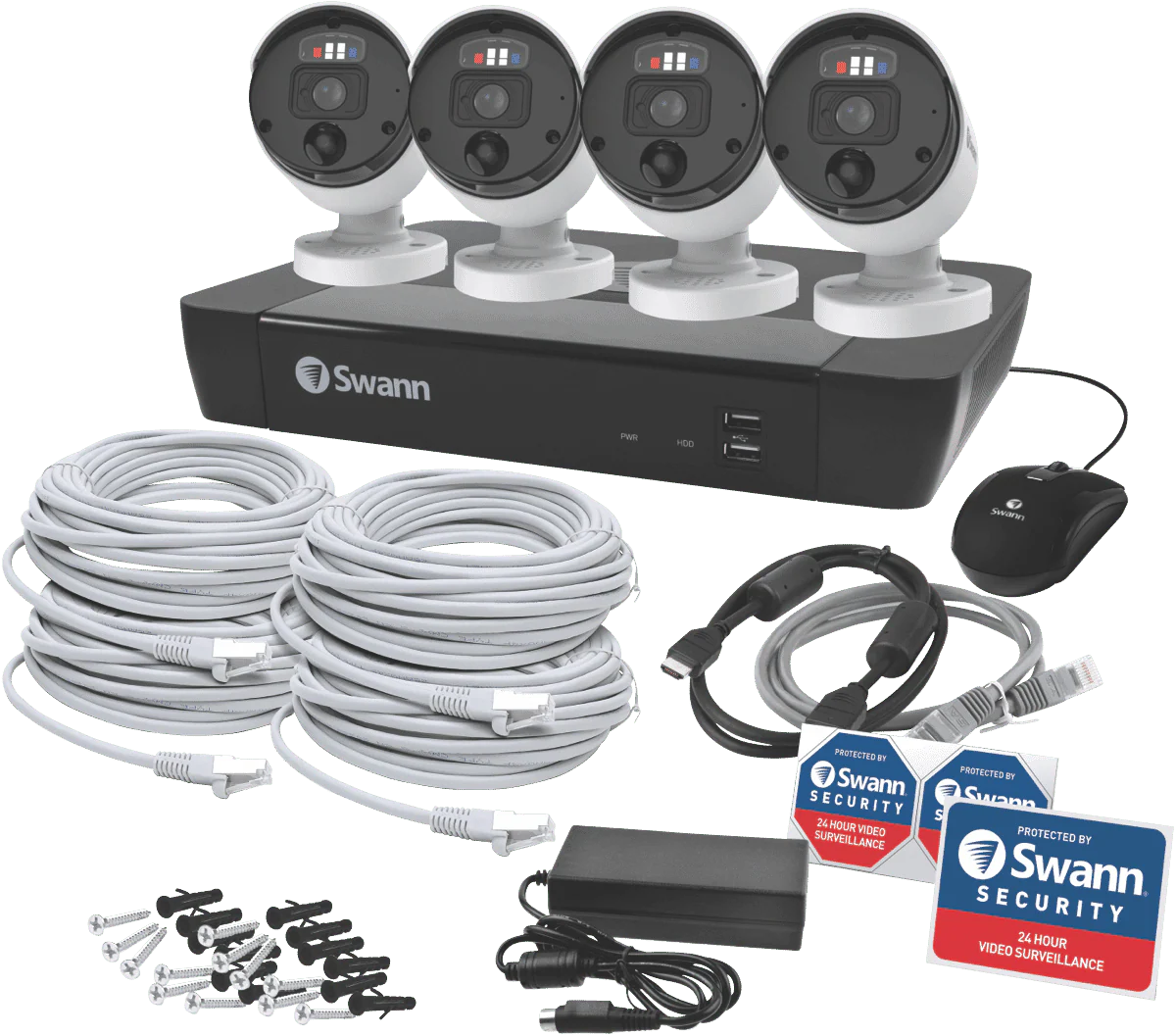 Swann 12MP 2TB NVR Kit w/ 4 x Bullet Enforcer Cameras - Image 7