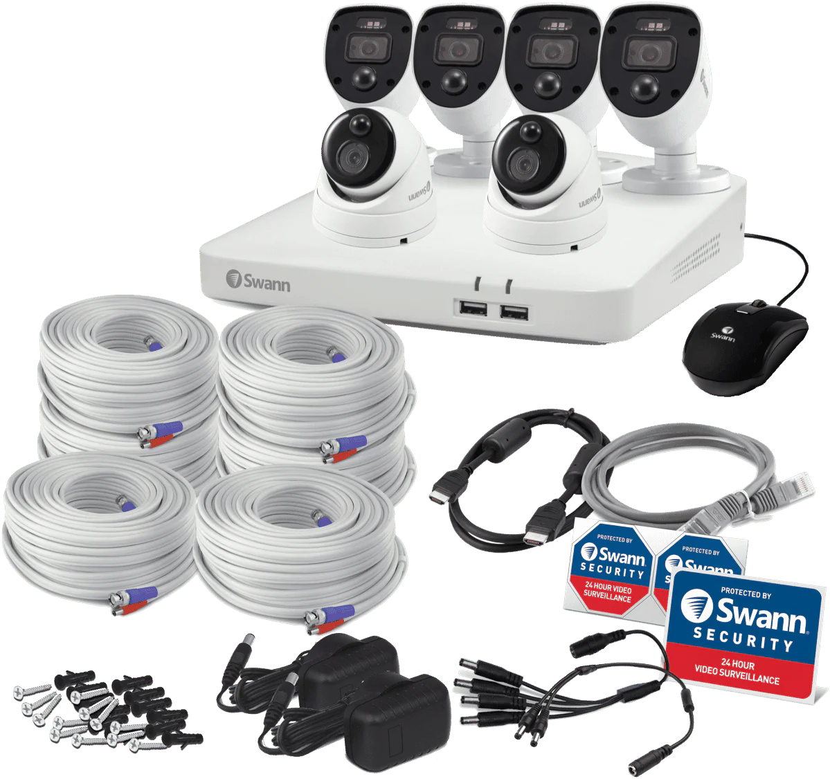 Swann 6 Camera 1TB 1080p DVR Enforcer Camera Kit - Image 10